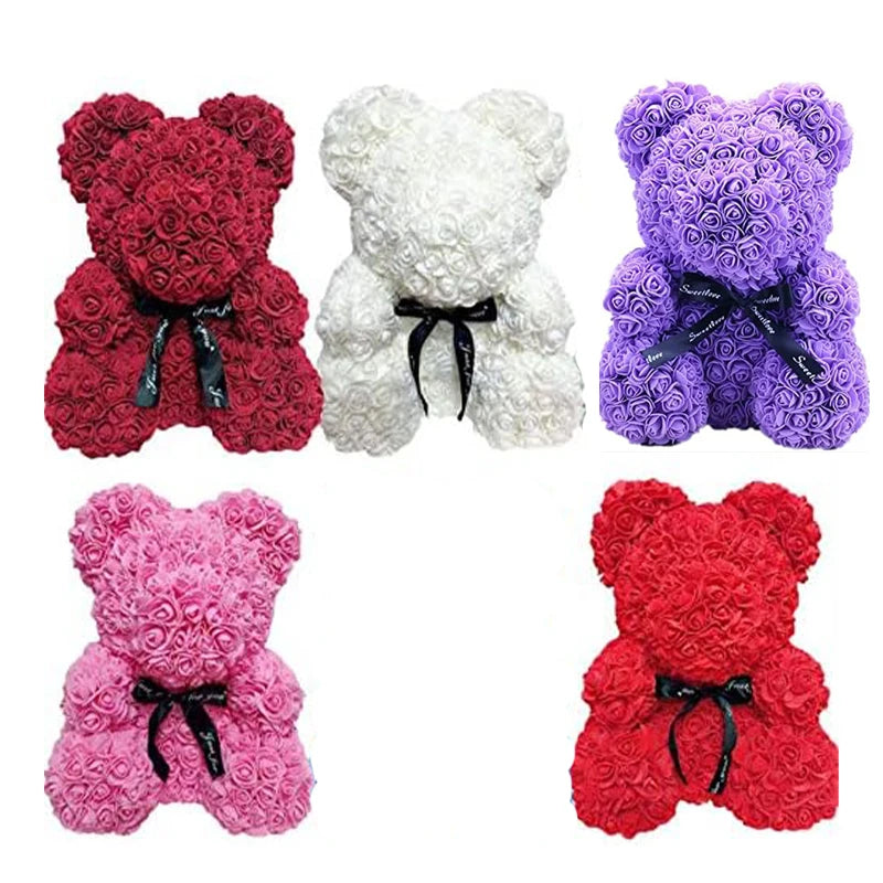 Artificial Rose Bear Gift