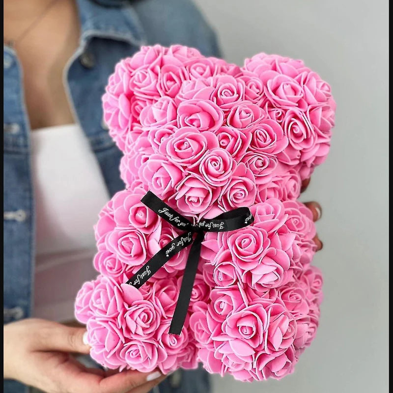 Artificial Rose Bear Gift