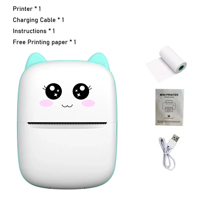 Portable Mini Cat Thermal Printer