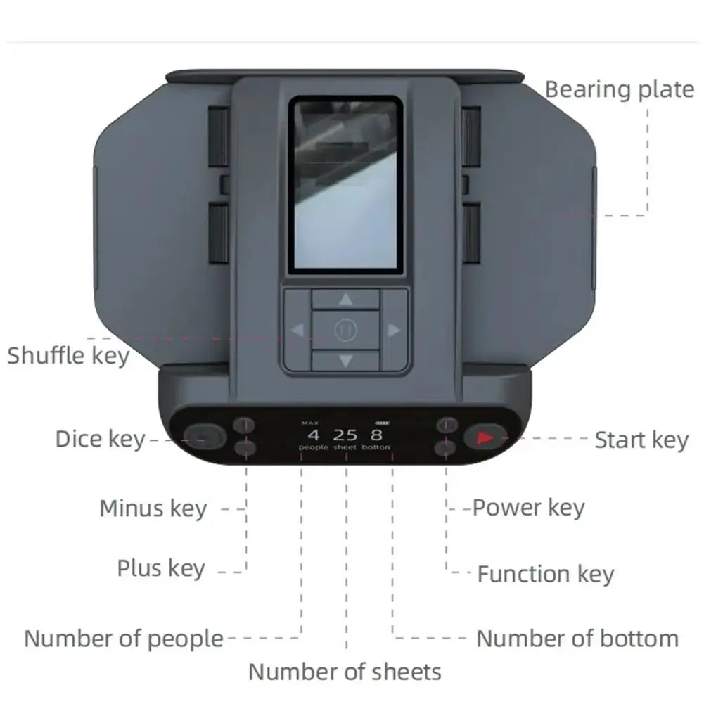 Automatic 360° Rotating Card Dealer