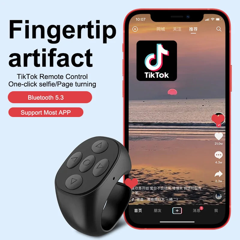 Bluetooth Finger Remote Control