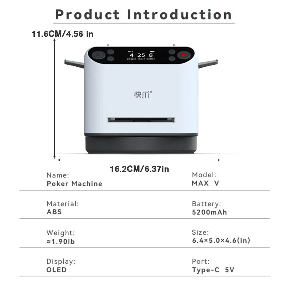 Automatic 360° Rotating Card Dealer