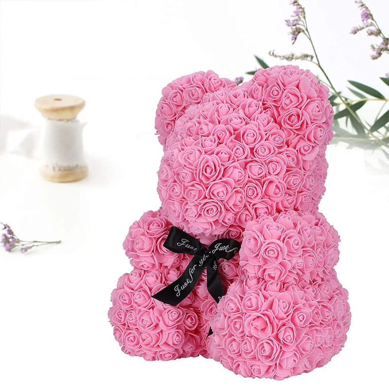 Artificial Rose Bear Gift