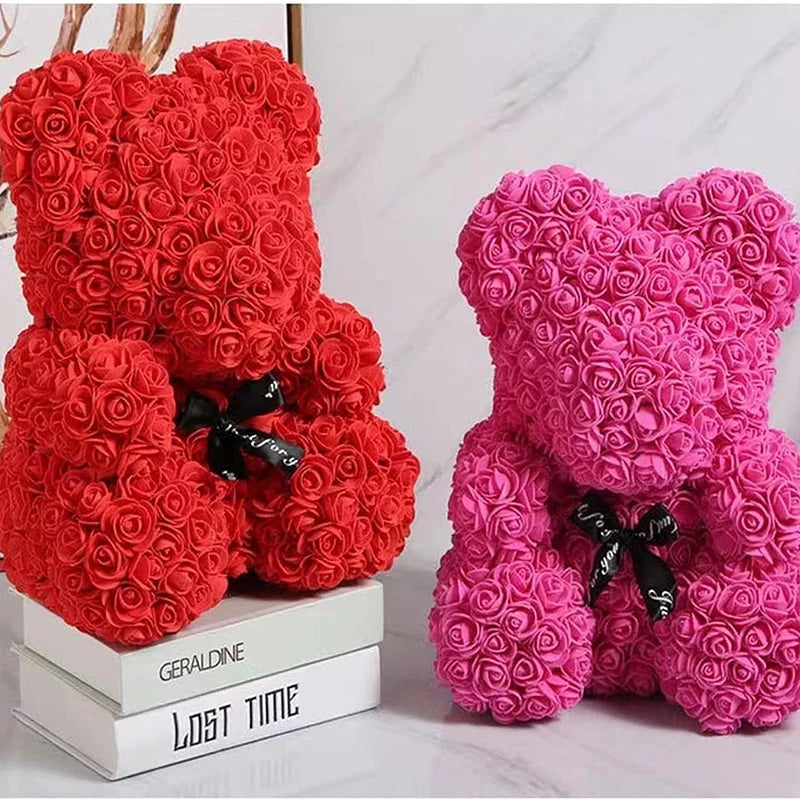 Artificial Rose Bear Gift