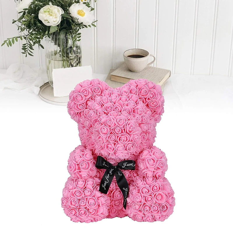 Artificial Rose Bear Gift