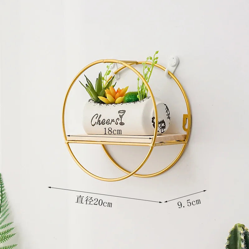 Floating Wall Shelf Sundries Storage Holder Living Room Home Decoration Wall Mounted Hexagon Shelf Handicraft Display Rack