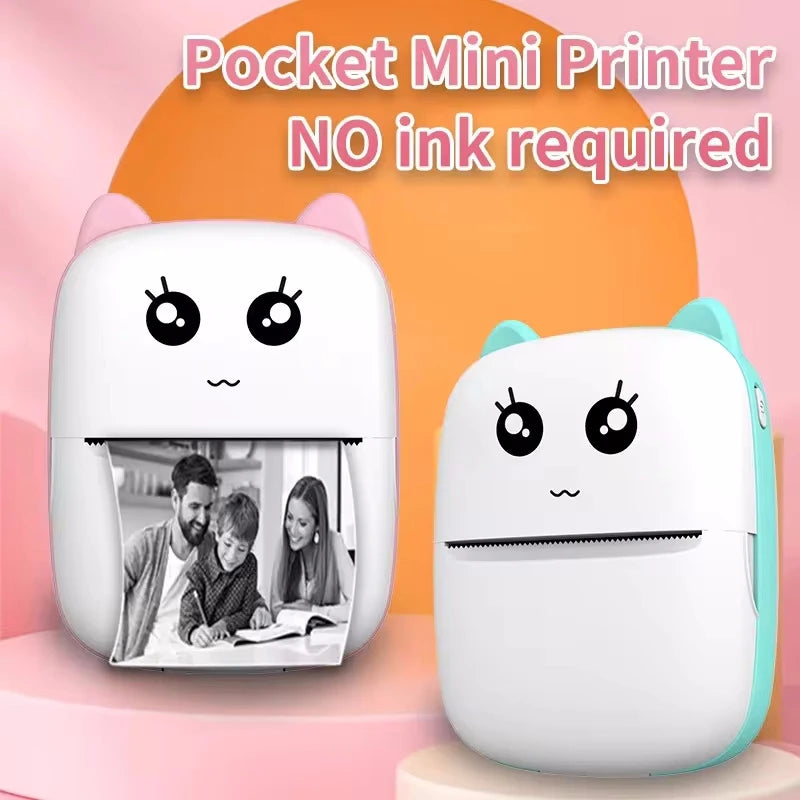 Portable Mini Cat Thermal Printer